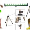 Zestaw Wędkarski Rumpol Trójnóg 120cm Grzebień 51cm Zanęta Kukurydza