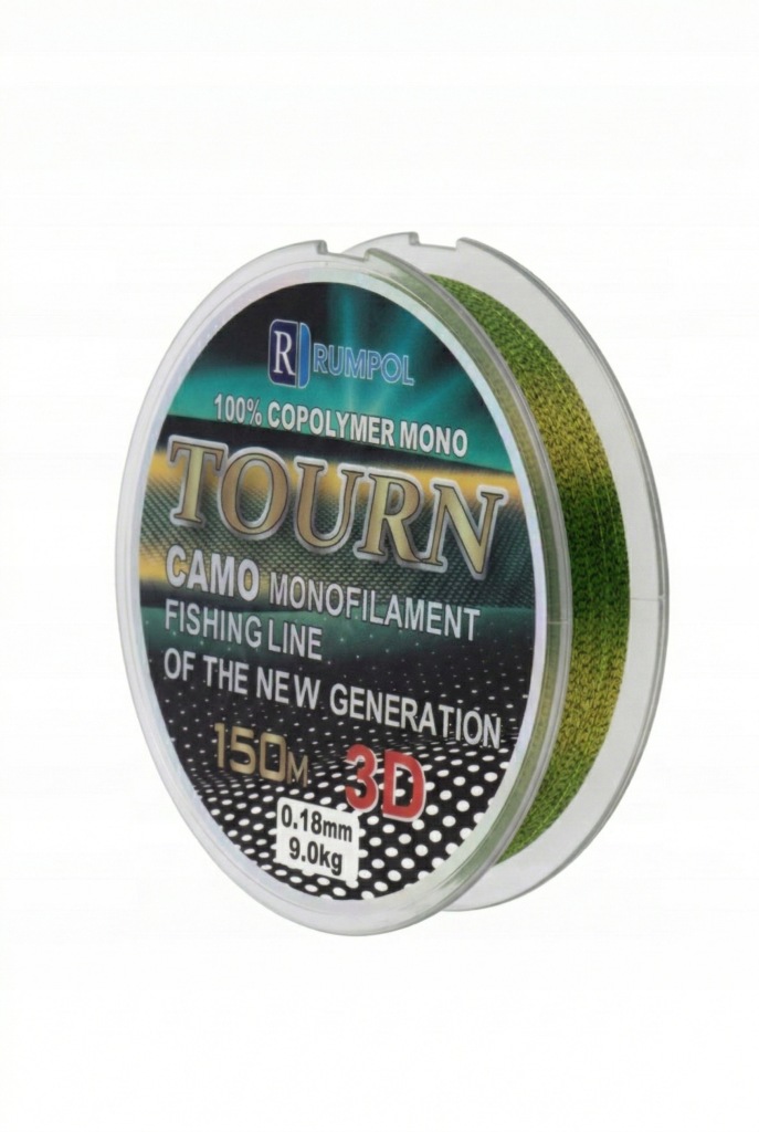 ŻYŁKA RUMPOL TOURN 3D CAMO 150M 0.18MM 9KG JAPAN 5120118 3 ŻYŁKA RUMPOL TOURN 3D CAMO 150M 0.18MM 9KG JAPAN 5120118 - obrazek 3
