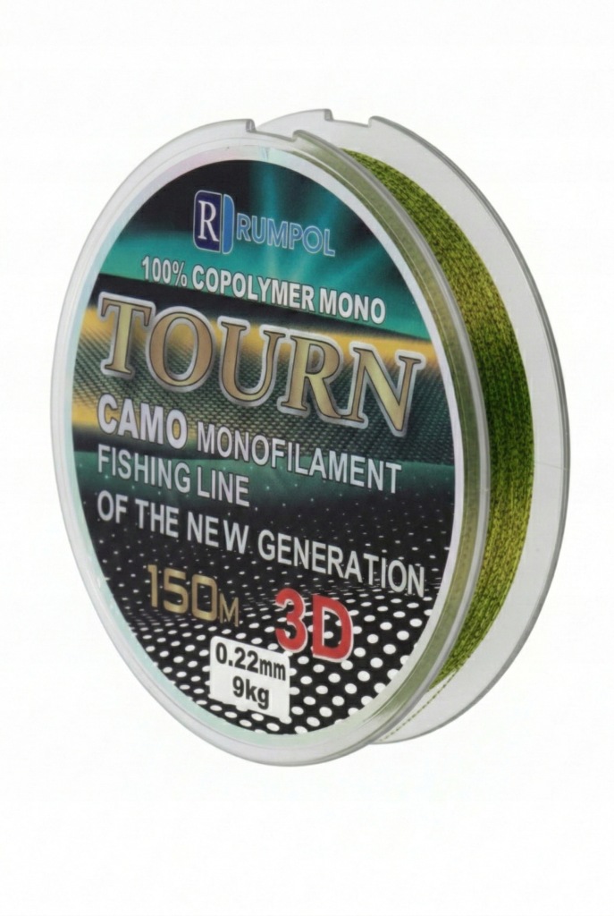 ŻYŁKA RUMPOL TOURN 3D CAMO 150M 0.22MM 11KG JAPAN. 5120221 3 ŻYŁKA RUMPOL TOURN 3D CAMO 150M 0.22MM 11KG JAPAN. 5120221 - obrazek 3