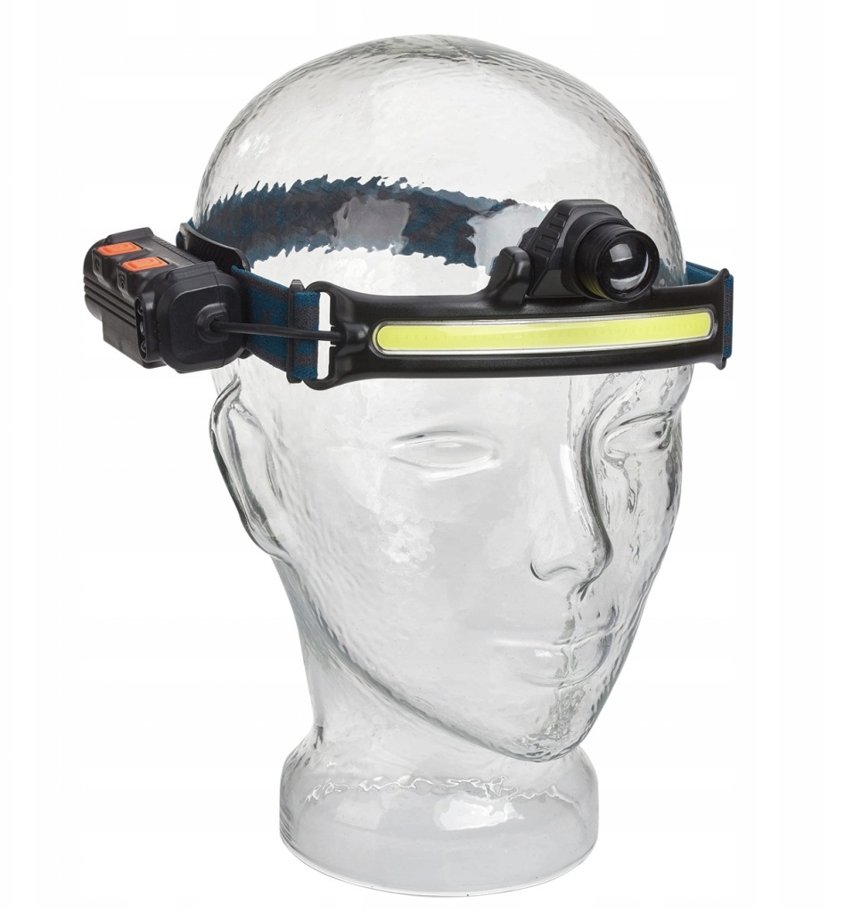 LATARKA CZOŁOWA LED LAMPKA CZOŁOWKA MOCNA WODOODPORNA NA CZOŁO USB 190031 7 LATARKA CZOŁOWA LED LAMPKA CZOŁOWKA MOCNA WODOODPORNA NA CZOŁO USB 190031 - obrazek 7