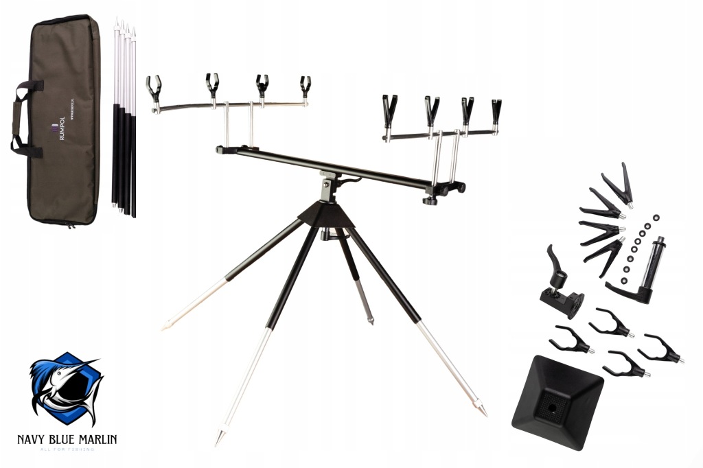 EKSKLUZYWNY KOMPLET 2X WĘDKA HUNTER 4,2M 2X KOŁOWROTEK TRIPOD POKROWIEC XXL 4 EKSKLUZYWNY KOMPLET 2X WĘDKA HUNTER 4,2M 2X KOŁOWROTEK TRIPOD POKROWIEC XXL - obrazek 4