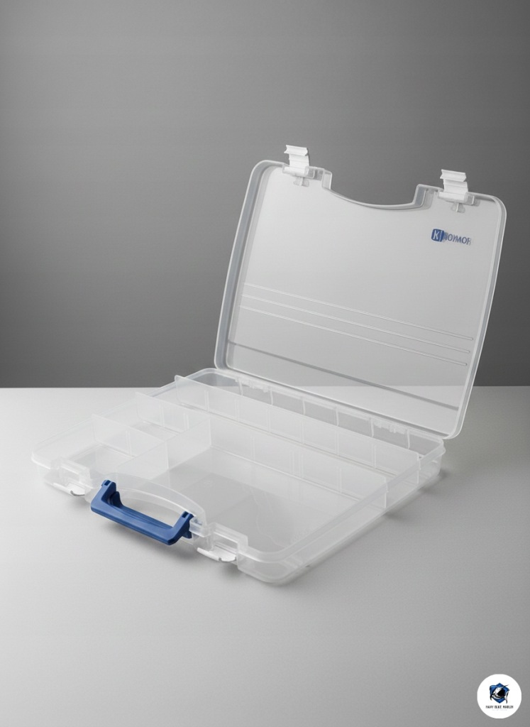 SKRZYNKA WĘDKARSKA RUMPOL TRANSPARENT 38 X 18 X 11 CM SLIM MODUŁOWA 350026 3 Skrzynka Wędkarska Rumpol Transparent 38 X 18 X 11 Cm Slim Modułowa - obrazek 3