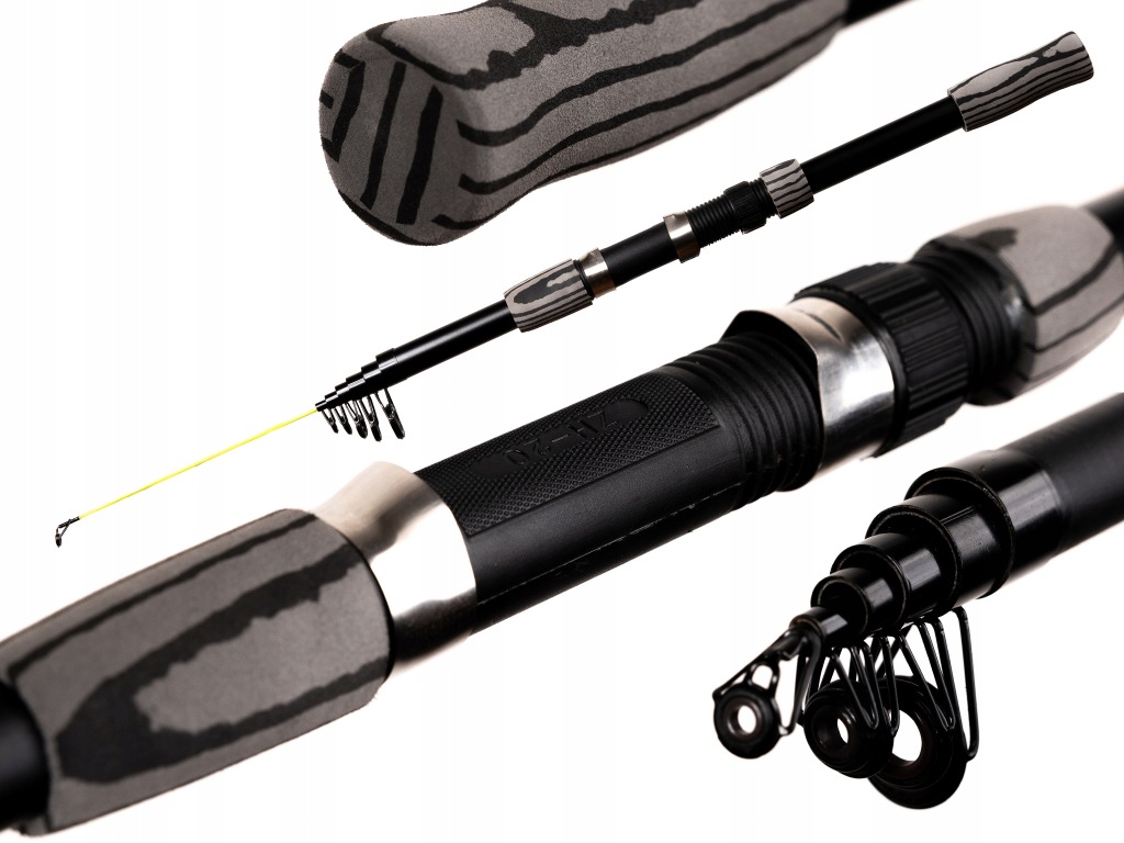 ZESTAW WĘDKARSKI TUCSON WĘDKA TELESPIN 3M 40-80G KOŁOWROTEK 3000 3 Zestaw Wędkarski Tucson Wędka Telespin 3m 40-80g Kołowrotek 3000 - obrazek 3