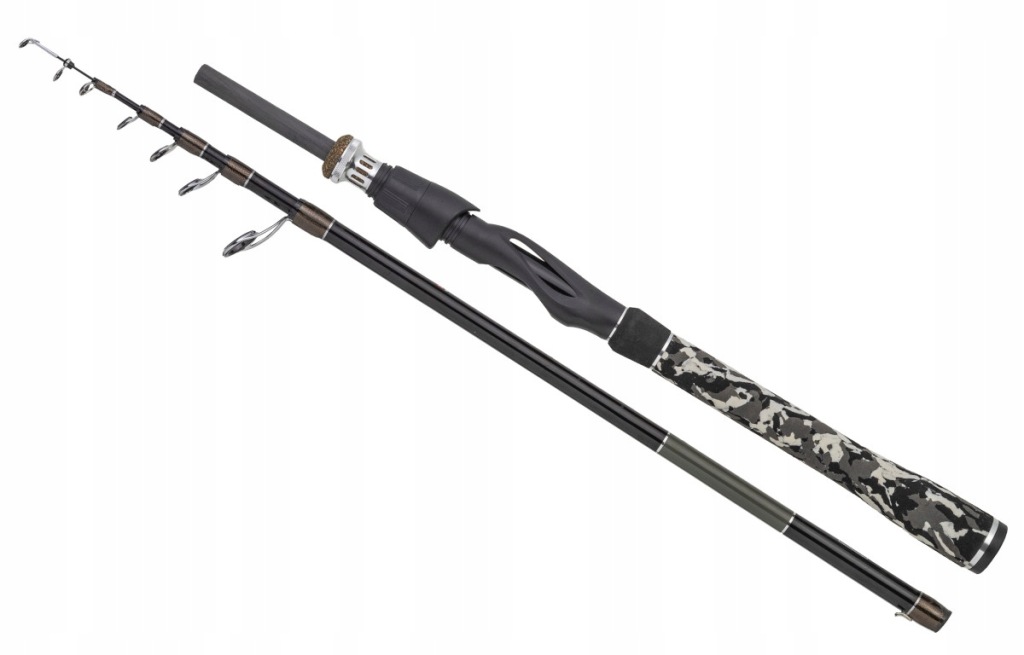 WĘDKA TELESKOPOWA KUNGFU TRAVEL 2,4M SPINNINGOWA IM7 CARBON 240CM 110090 3 Wędka Teleskopowa Kungfu Travel 2,4m Spinningowa Im7 Carbon 240cm - obrazek 3