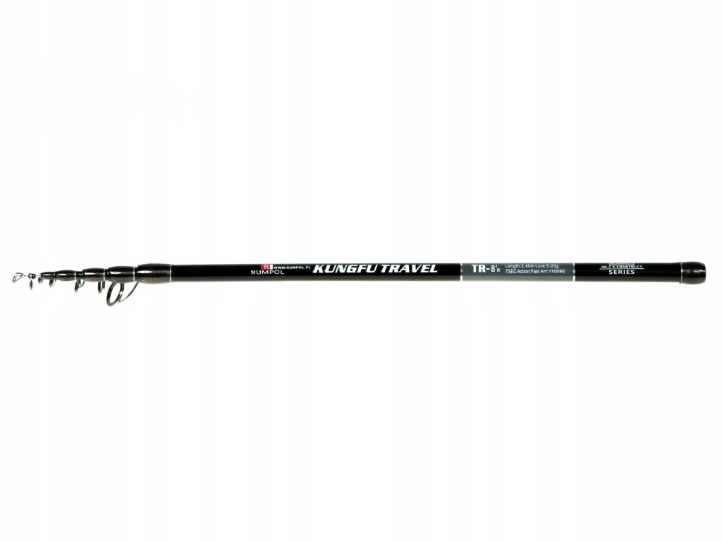WĘDKA TELESKOPOWA KUNGFU TRAVEL 2,4M SPINNINGOWA IM7 CARBON 240CM 110090 7 Wędka Teleskopowa Kungfu Travel 2,4m Spinningowa Im7 Carbon 240cm - obrazek 7