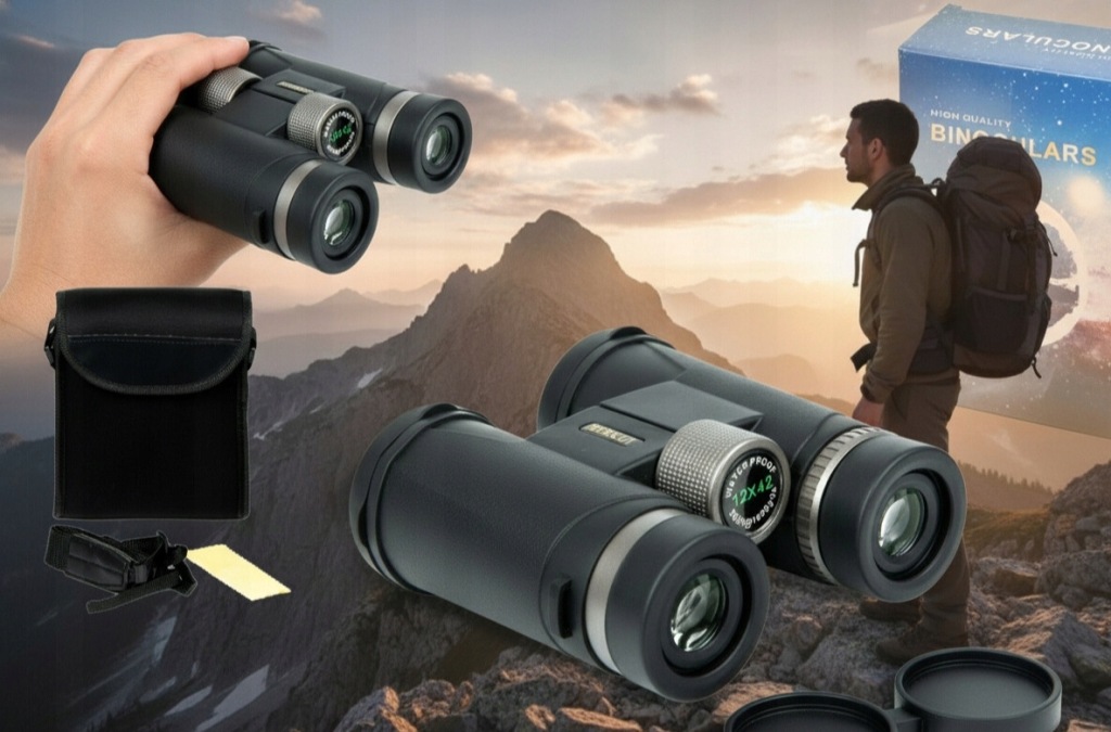 LORNETKA BERKUT 12X42 OBRAZ HD SUPER JAKOŚĆ CZARNA 700025 1 Lornetka Berkut 12x42 Obraz Hd Super Jakość Czarna