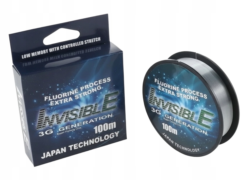 Żyłka Wędkarska 100m 3g Invisible 0,20mm 7,4kg Mocna