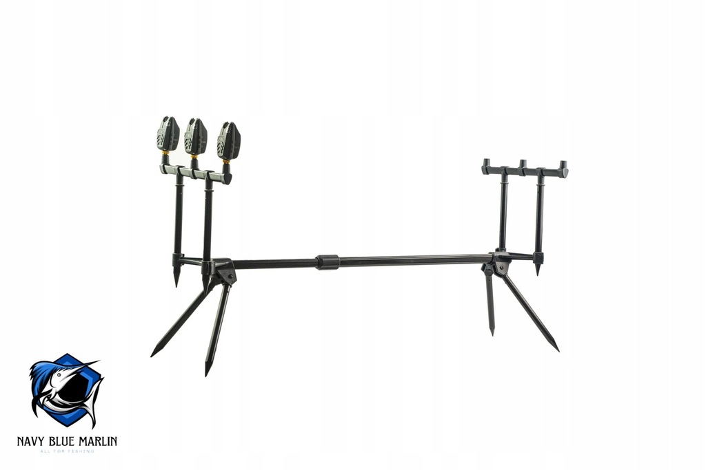 STANOWISKO KARPIOWE ROD POD NA 3 WĘDKI WYTRZYMAŁE CZARNE RUMPOL 280535 7 Stanowisko Karpiowe Rod Pod Na 3 Wędki Wytrzymałe Czarne Rumpol - obrazek 7