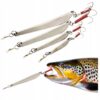 Zestaw 3x Pilker Morski Rumpol 100g 150g 200g Silver Dorsz